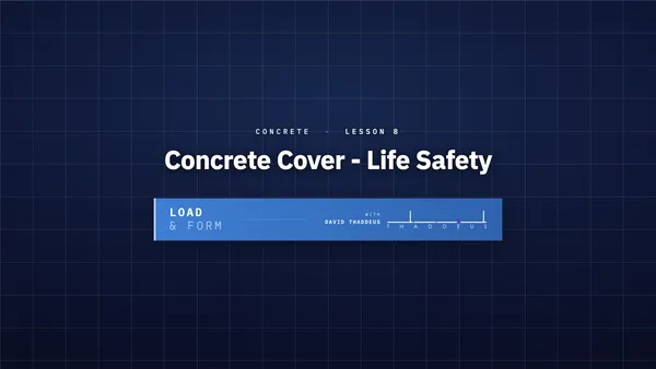 concrete 8. concrete cover life safety