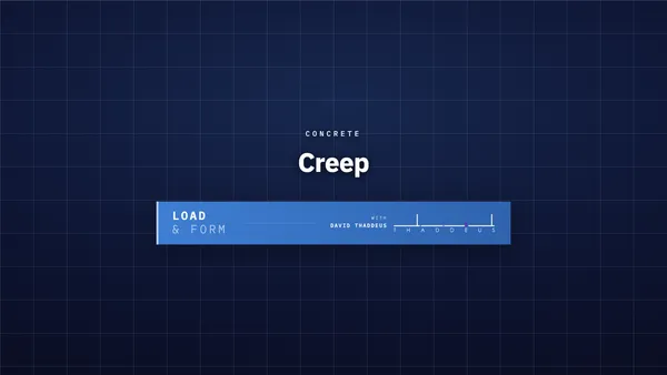 concrete creep