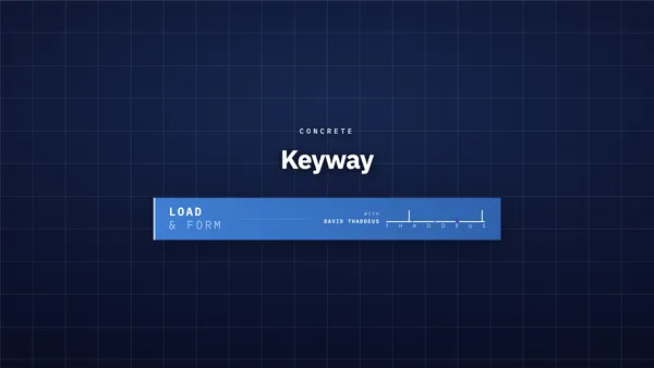 concrete keyway