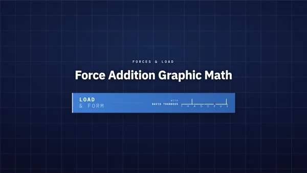 forces & load force addition graphic math