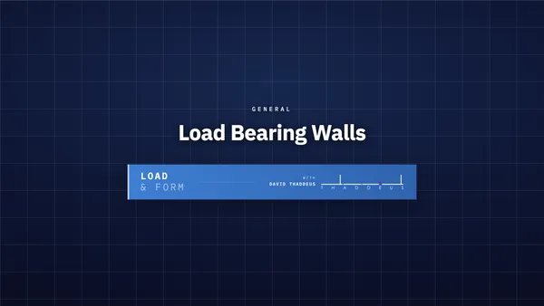 general load bearing walls