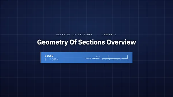 geometry of sections 1 geometry of sections overview