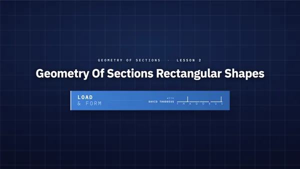 geometry of sections 2 geometry of sections rectangular shapes