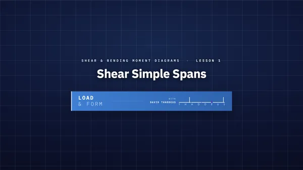 shear & bending moment diagrams 1 shear simple spans