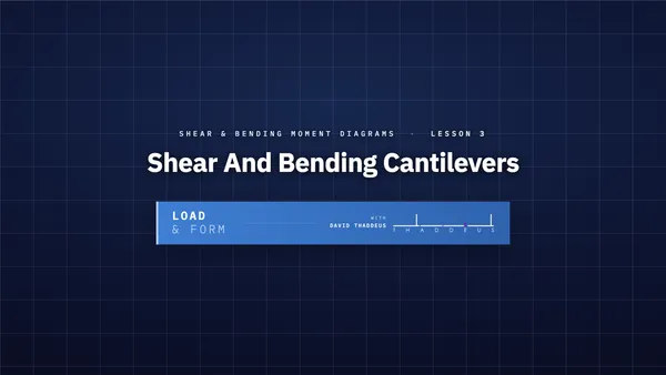 shear & bending moment diagrams 3 shear and bending cantilevers