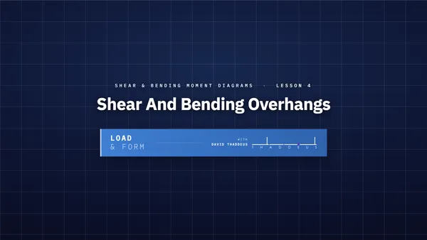shear & bending moment diagrams 4 shear and bending overhangs
