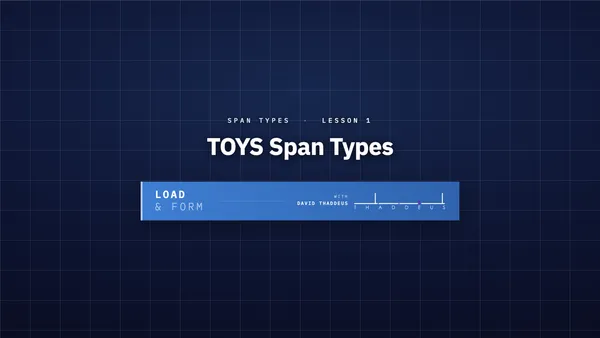 span types 1. toys span types