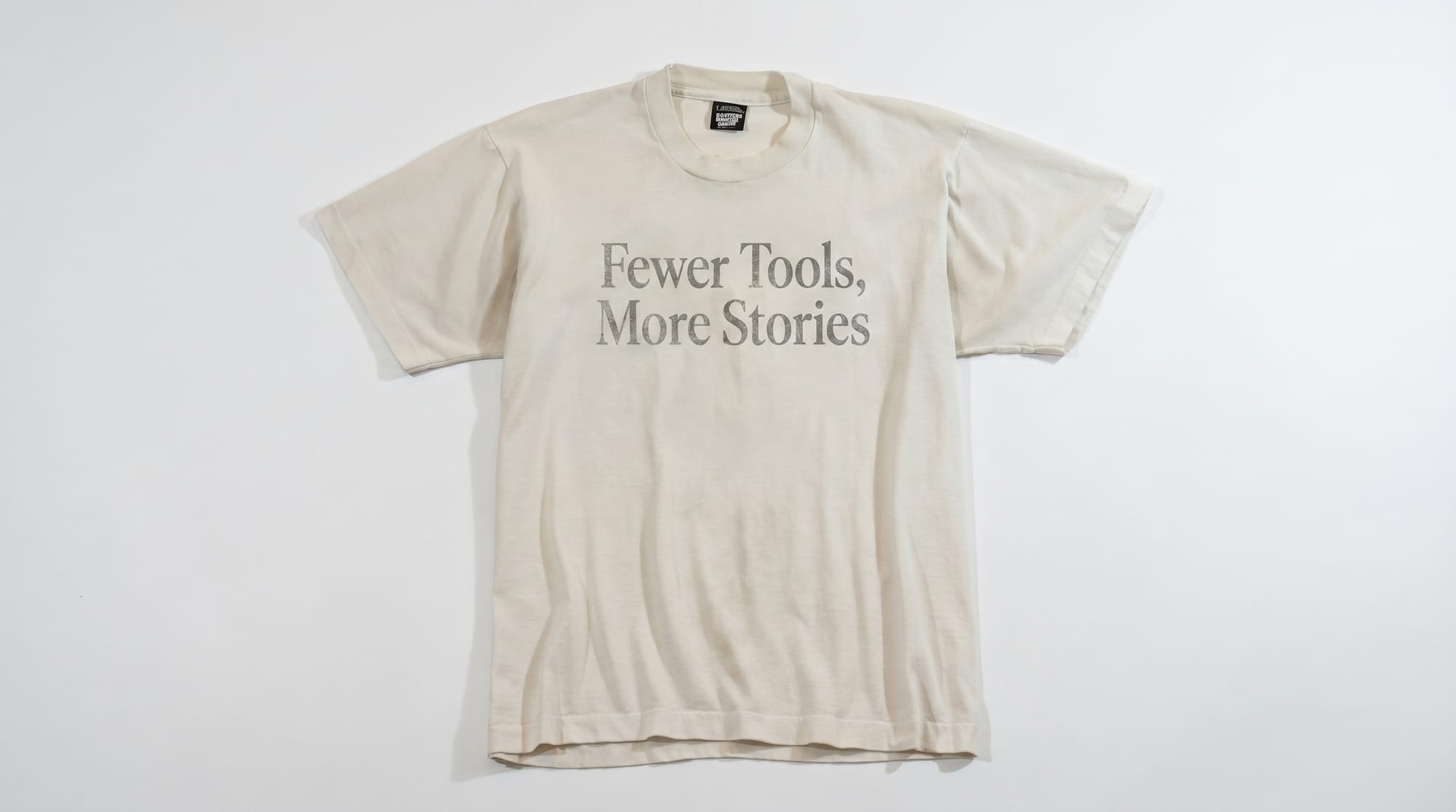 Fewer Tools, More Stories