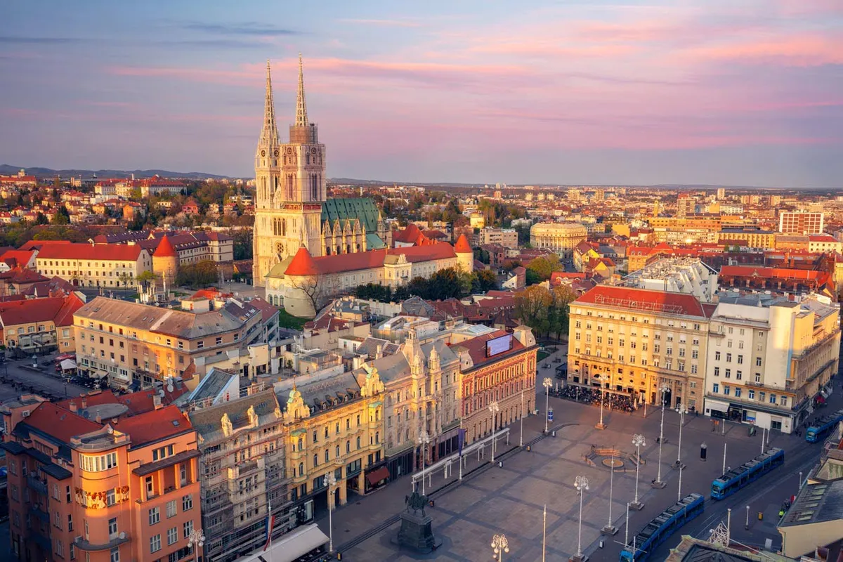Panorama sur la ville de Zagreb