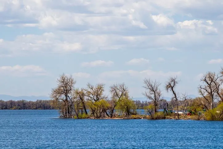 Lac à coté Brighton USA