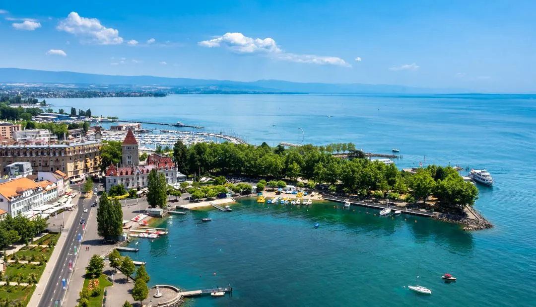 Image Aérienne De La Ville De Lausanne