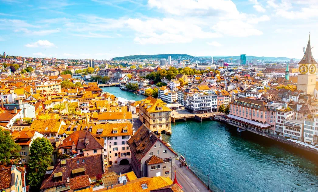 Zurich Vue Aérienne