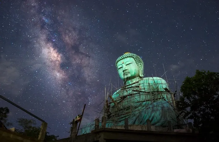 Buddha Kamakura La Nuit Au Japon