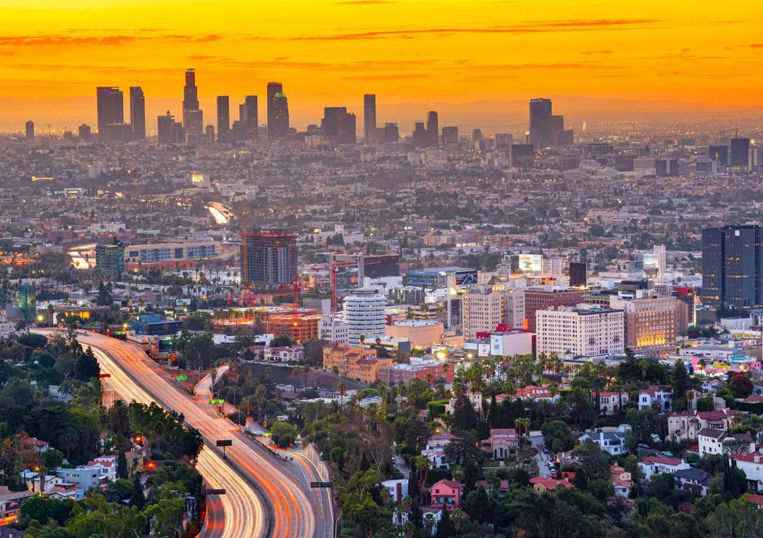Où Loger Los Angeles Vue Aérienne
