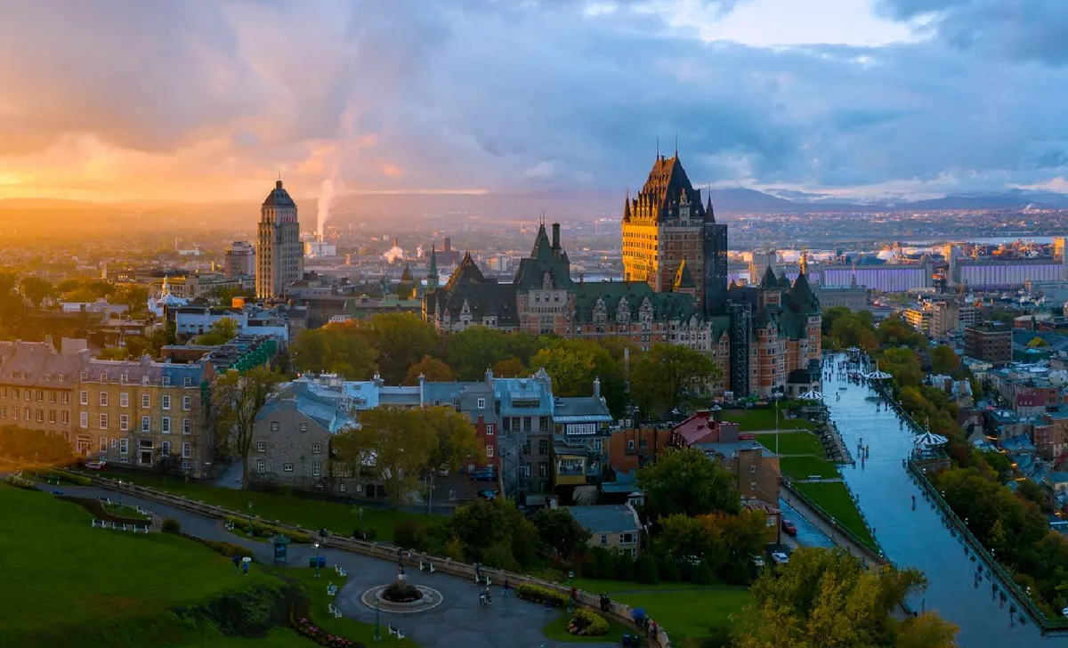 Vue Aerienne De Quebec