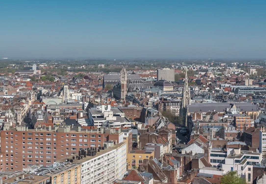 Lille Quartiers Vue Aerienne