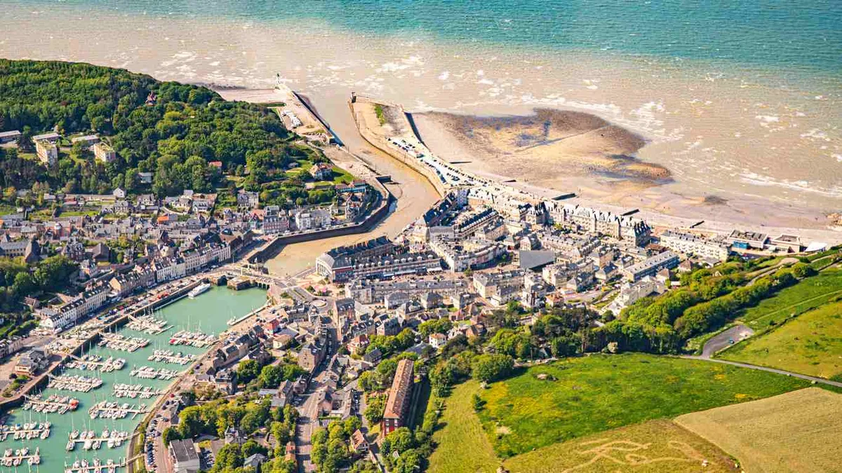 Ville de Fécamps en Normandie