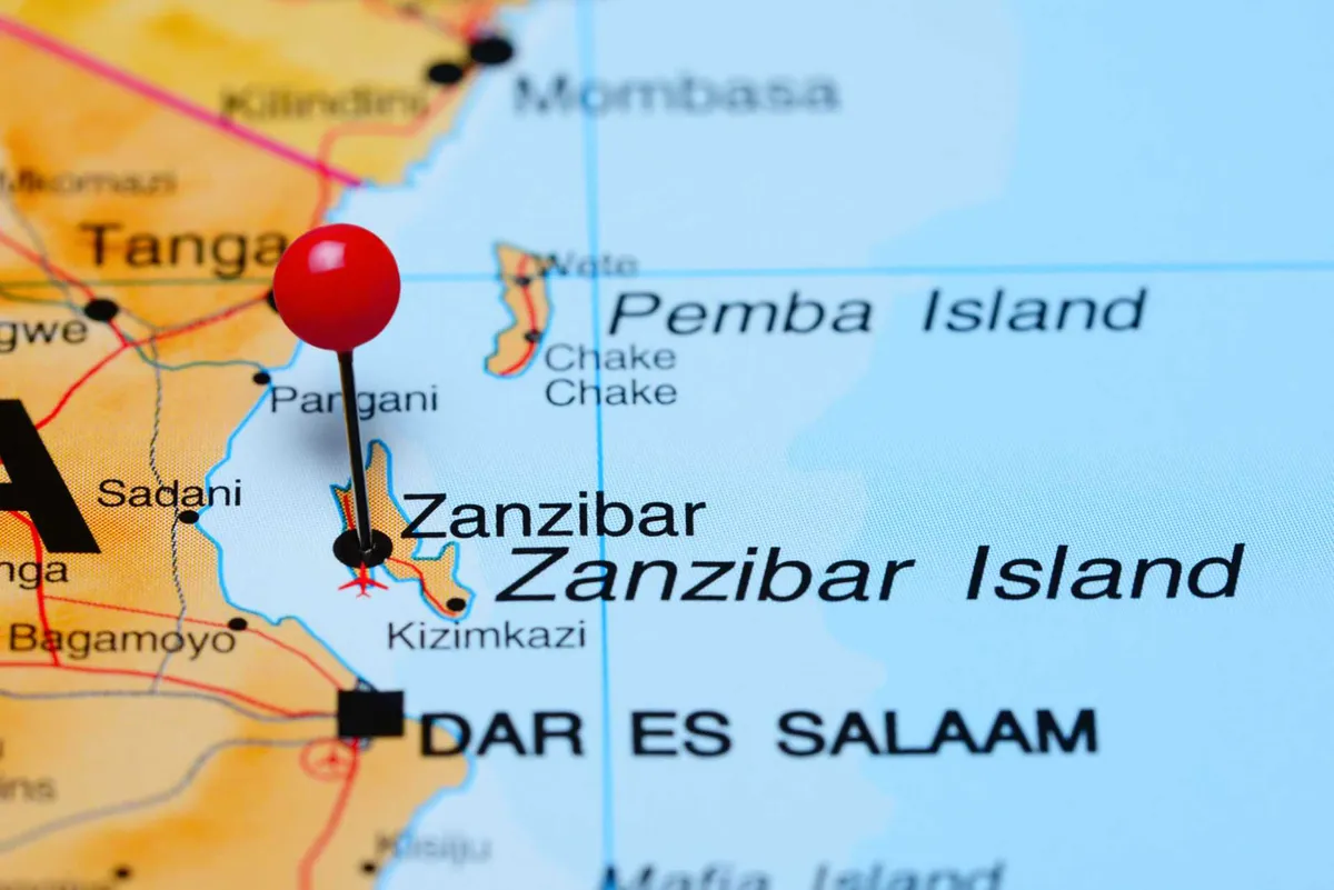 Géographie Zanzibar Carte