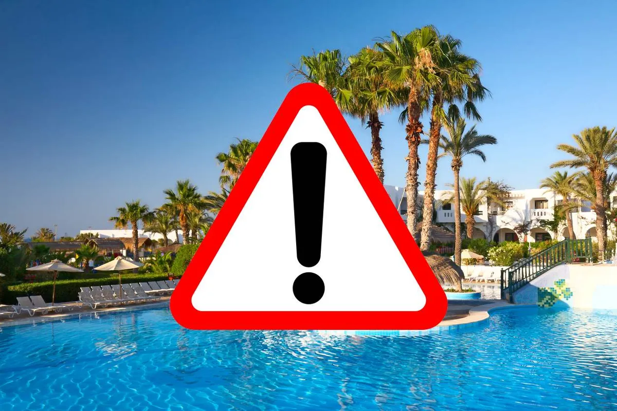Panneau Attention à Djerba