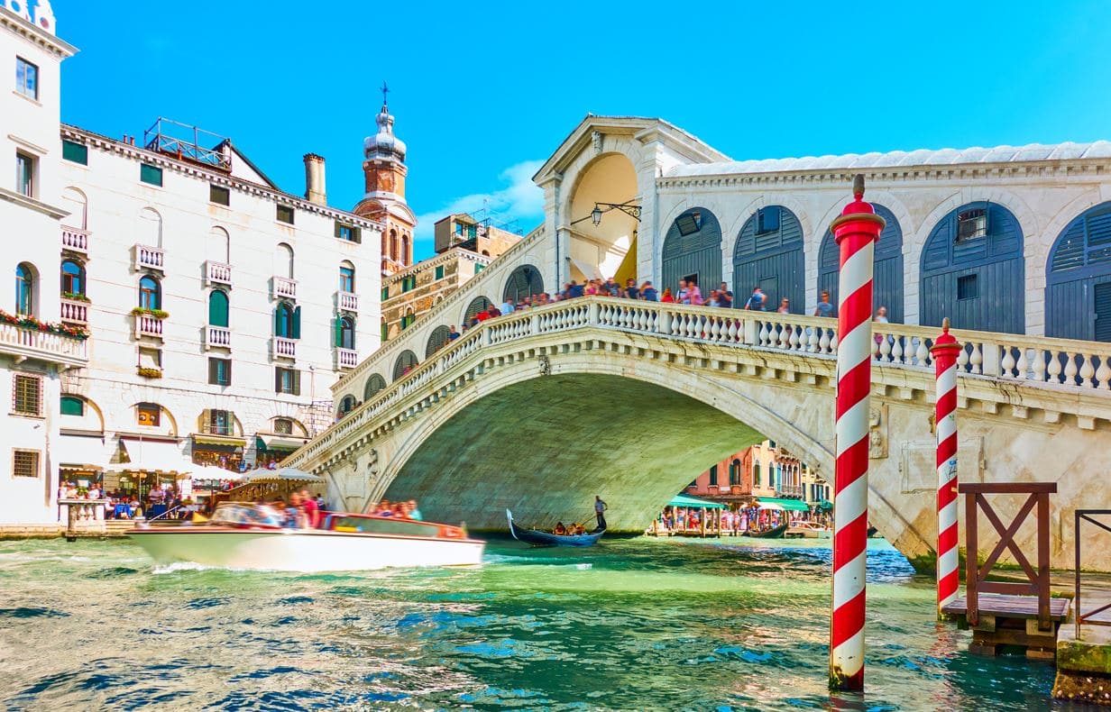 Grand Canal Pont Du Rialto 