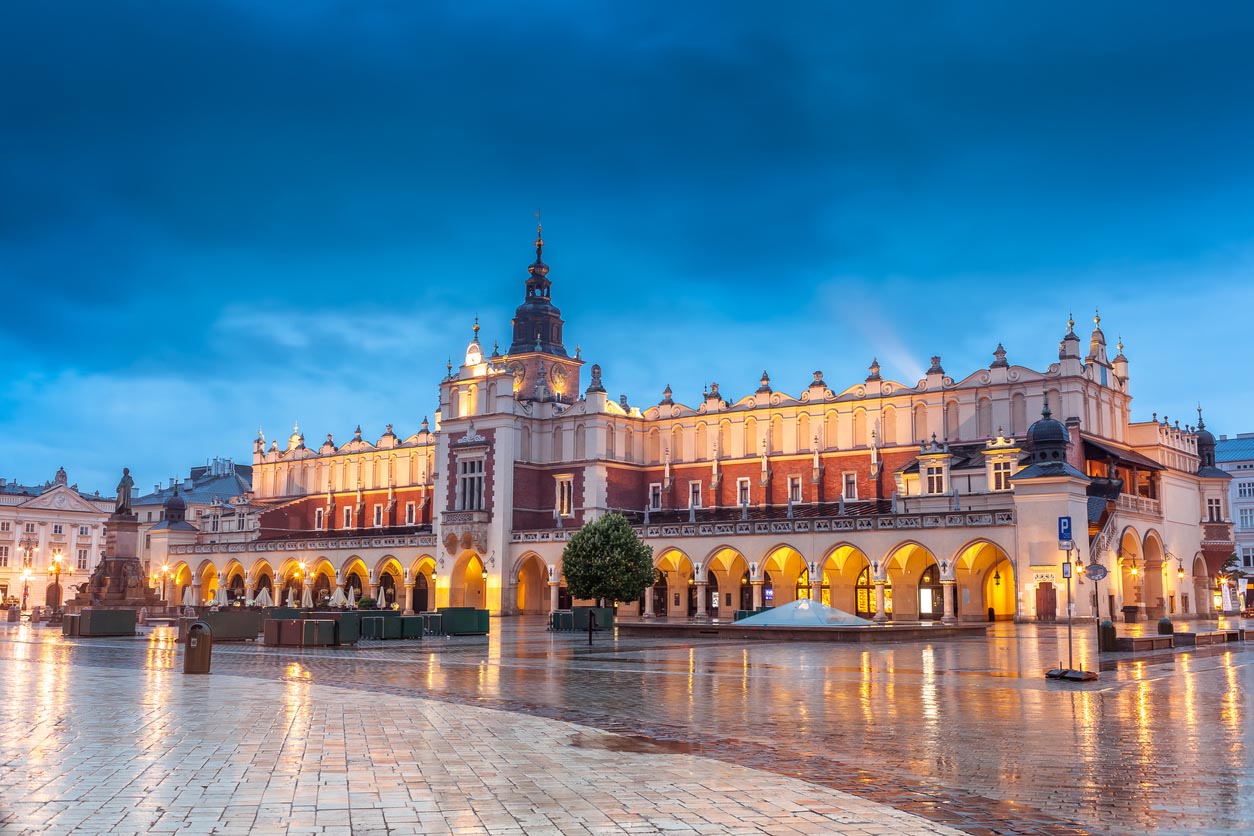 La place marché Cracovie