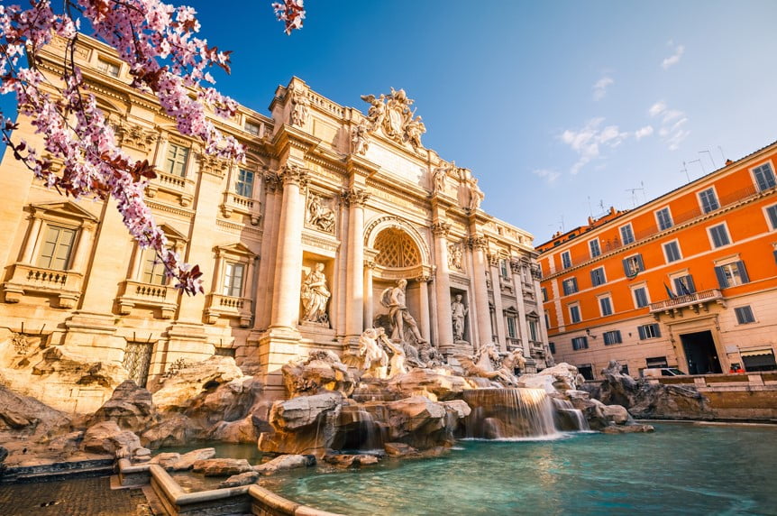 Fontaine De Trevi Rome