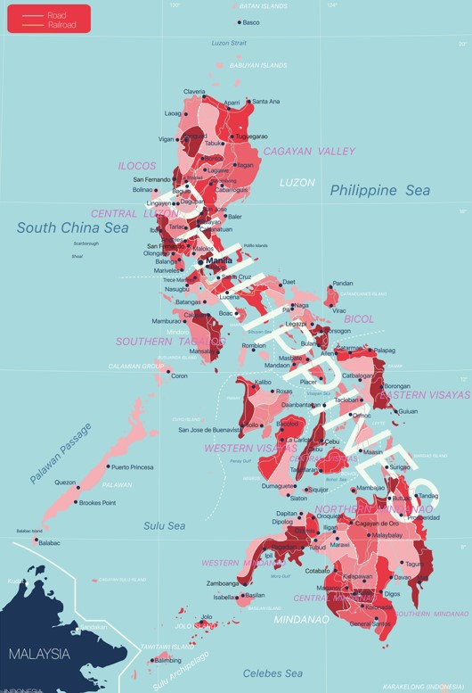 Carte Des Philippines