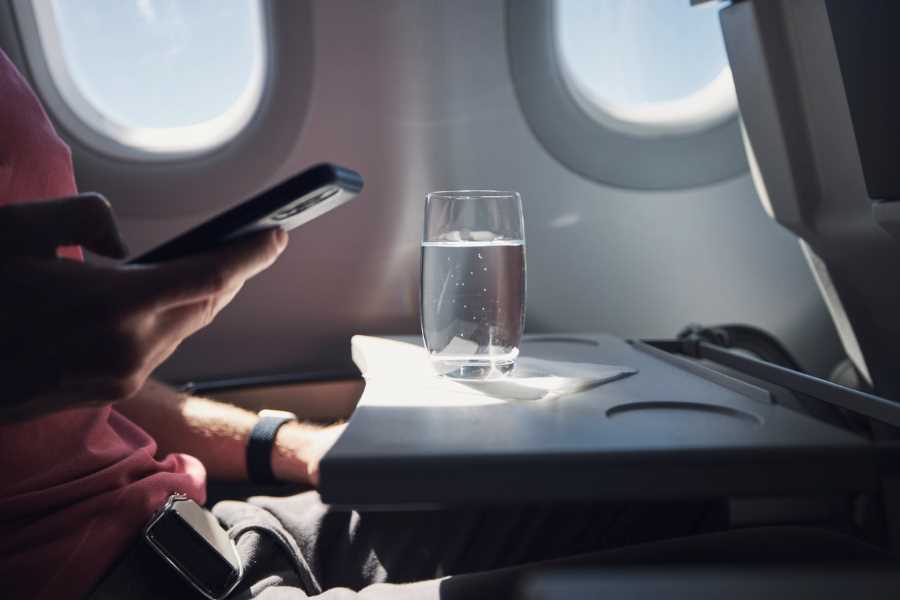 Boire Eau Avion