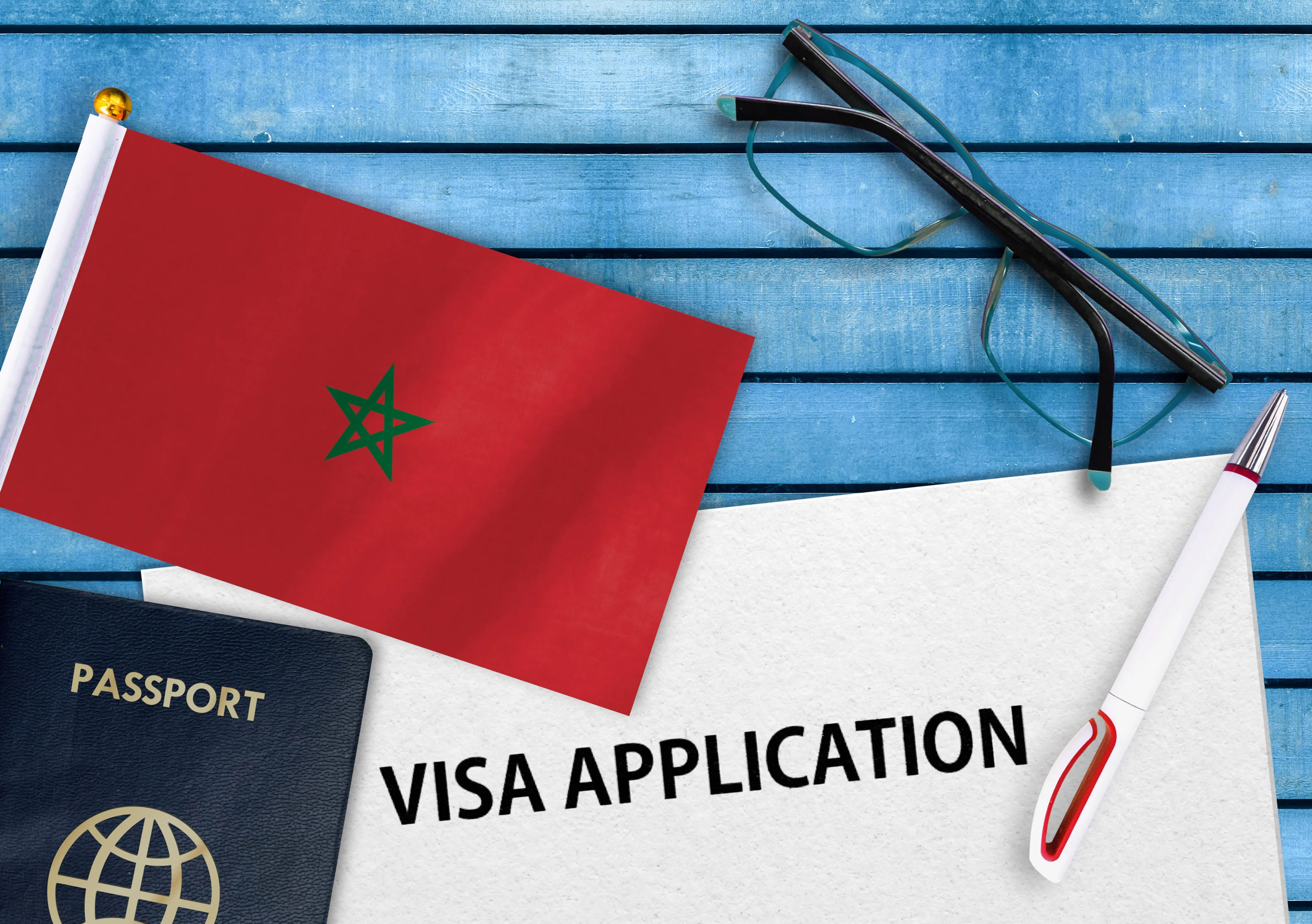 Image représentant le visa pour l'entrée au Maroc