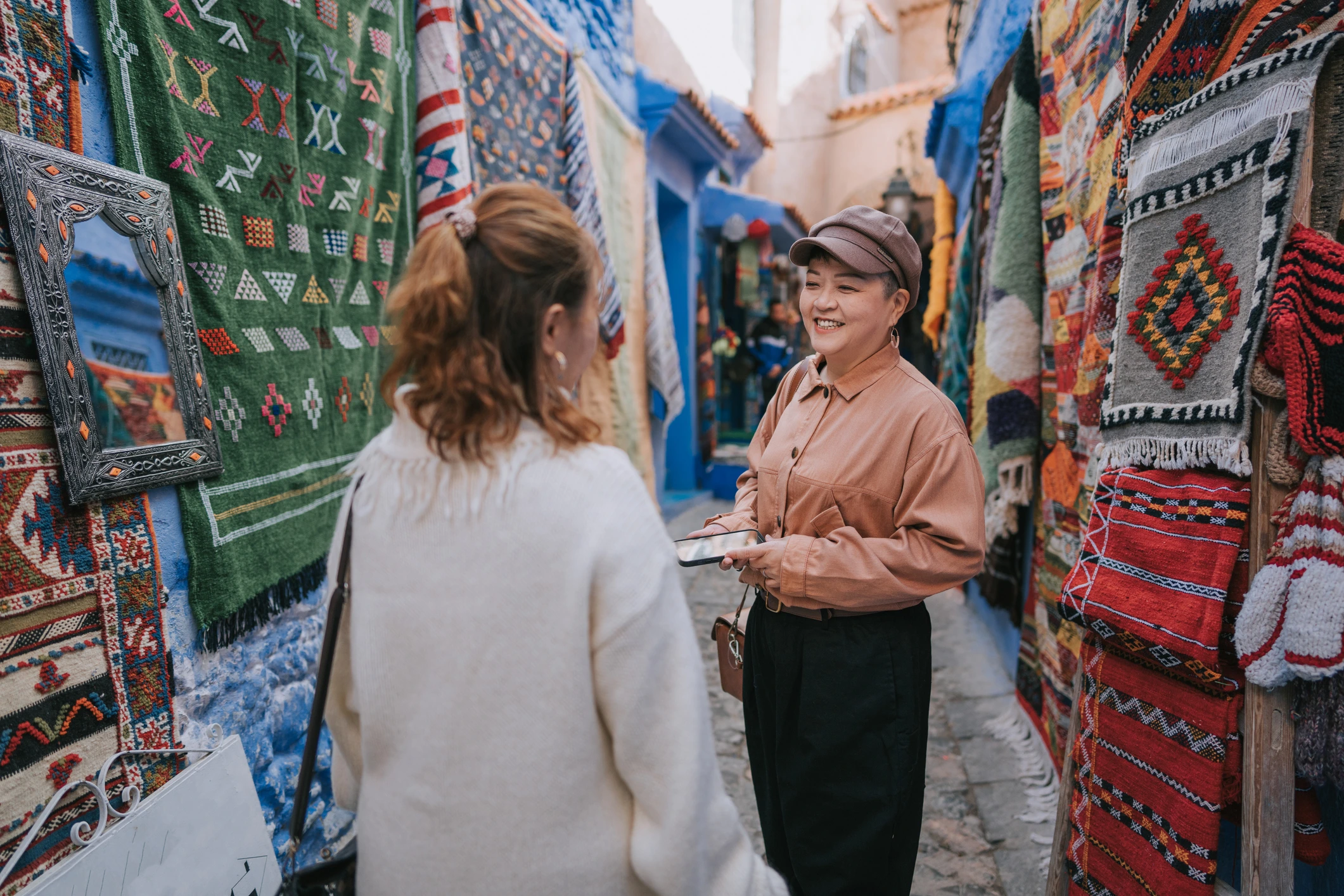 Souk traditionnel à Chefchaouen