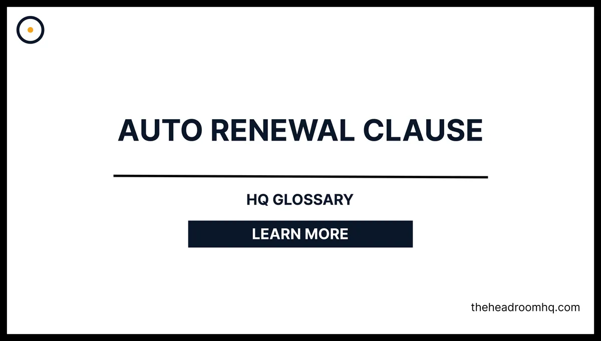 Auto-Renewal Clause
