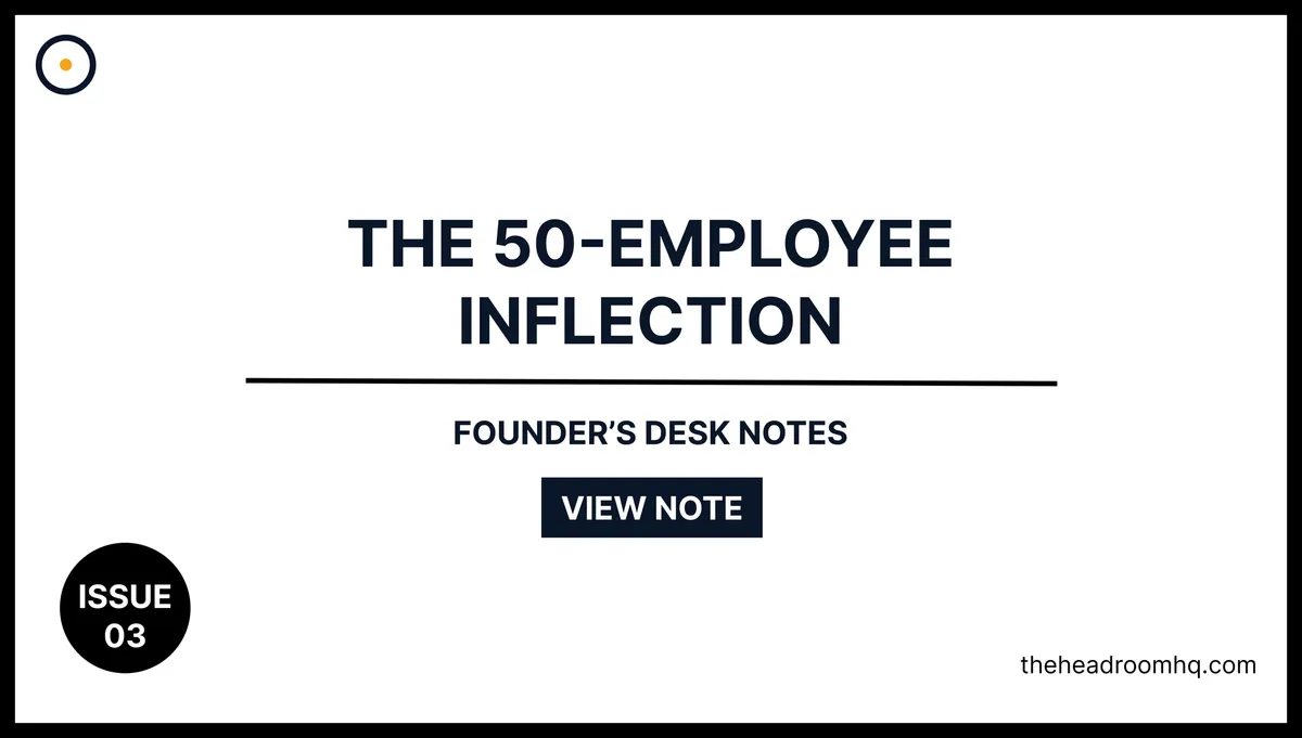 Issue 03 : The 50-Employee Inflection