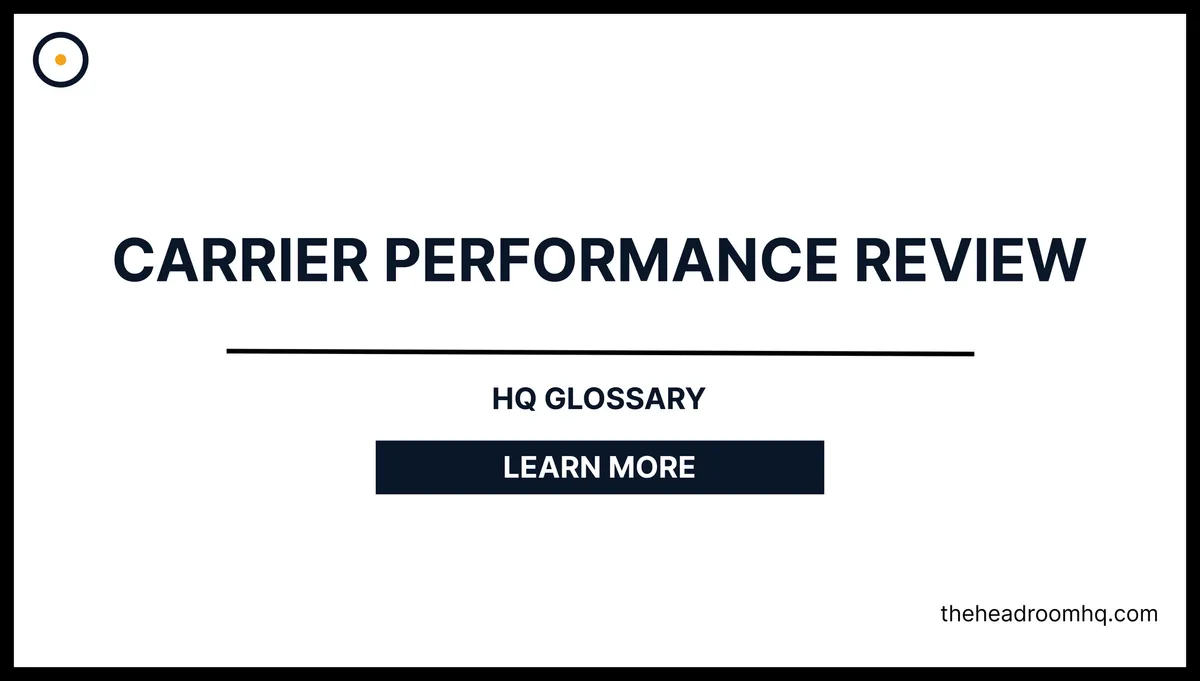 Carrier Performance Review