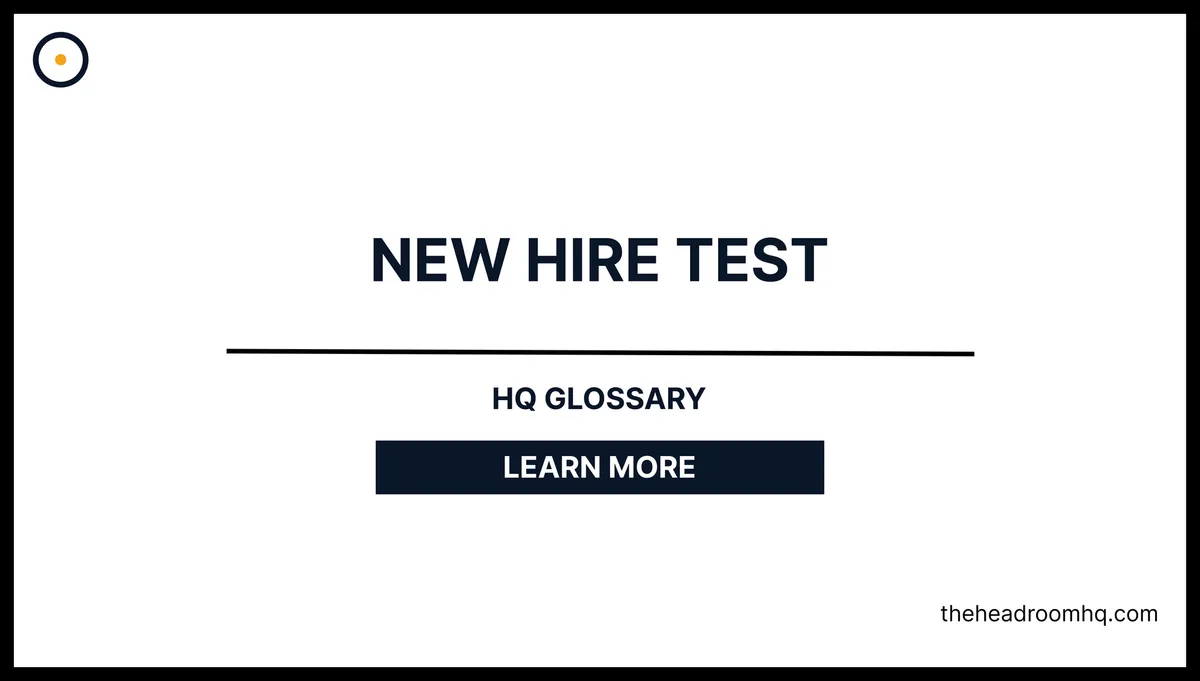 New-Hire Test