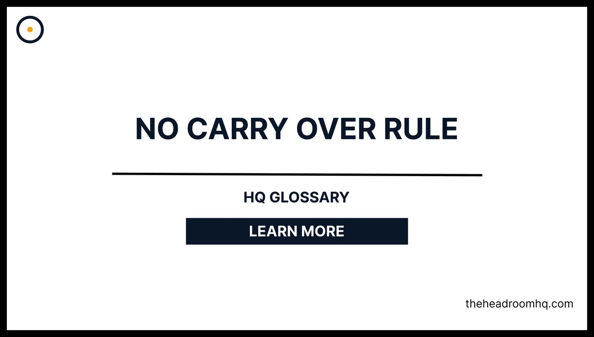 No-Carry-Over Rule