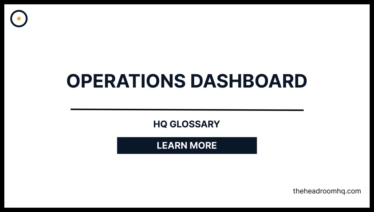 Operations Dashboard