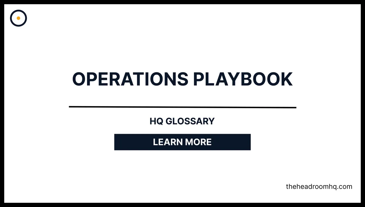 Operations Playbook