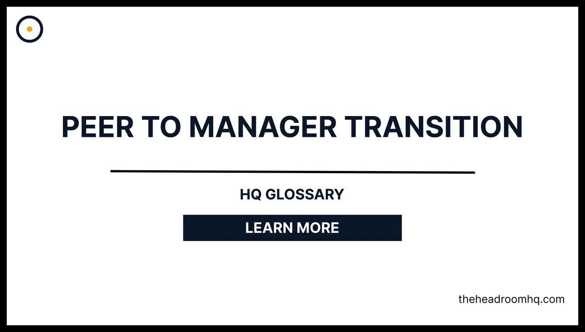 Peer-to-Manager Transition