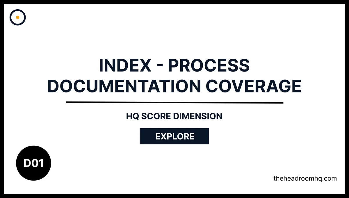 D01 Index - Process Documentation Coverage
