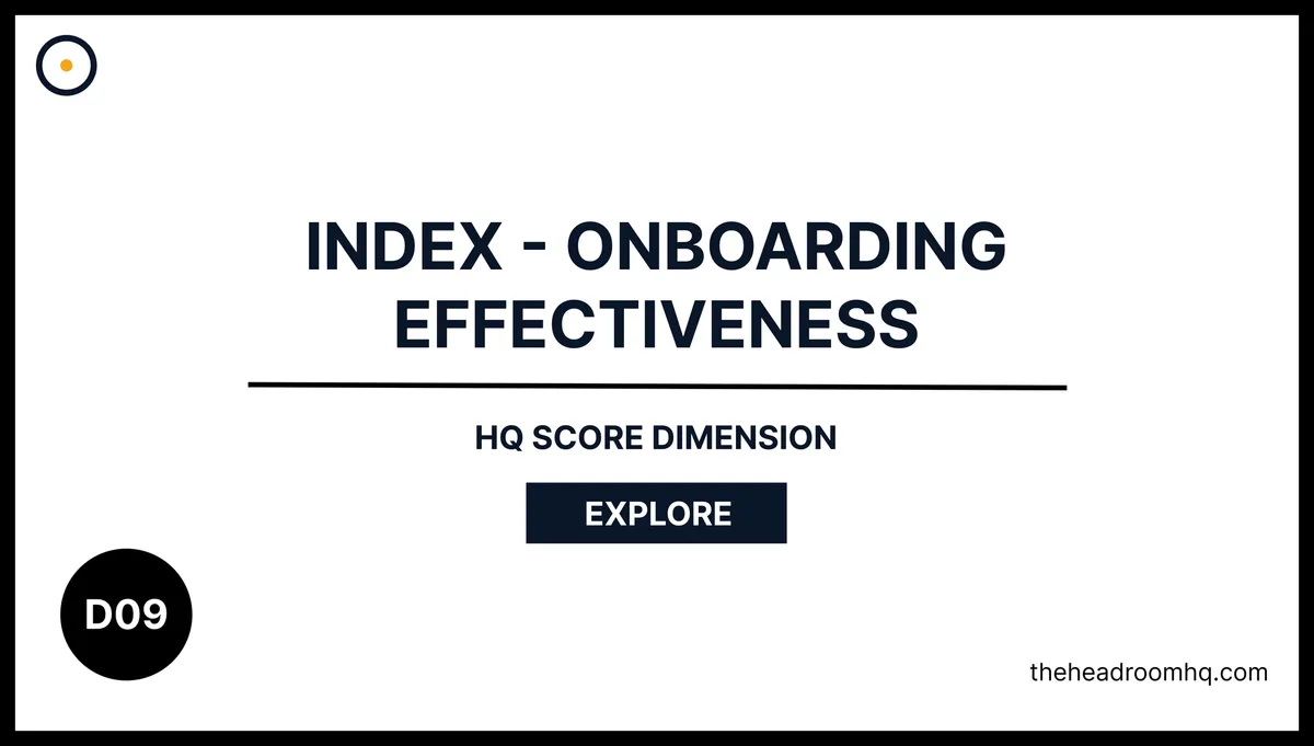 D09 Index - Onboarding Effectiveness