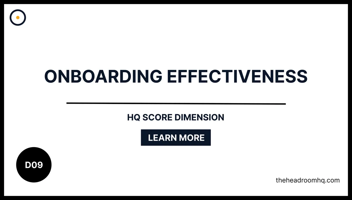 D09 - Onboarding Effectiveness