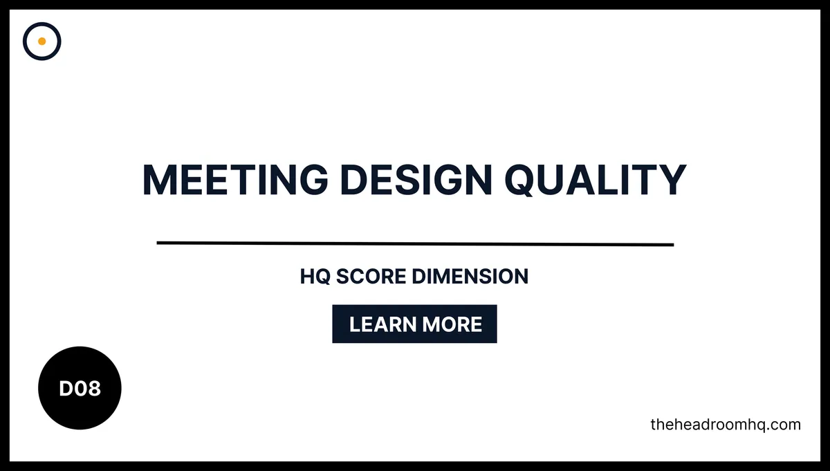 D08 - Meeting Design Quality