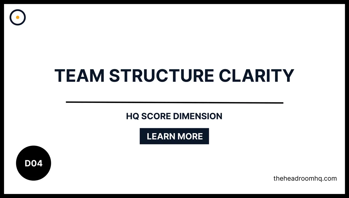 D04 - Team Structure Clarity