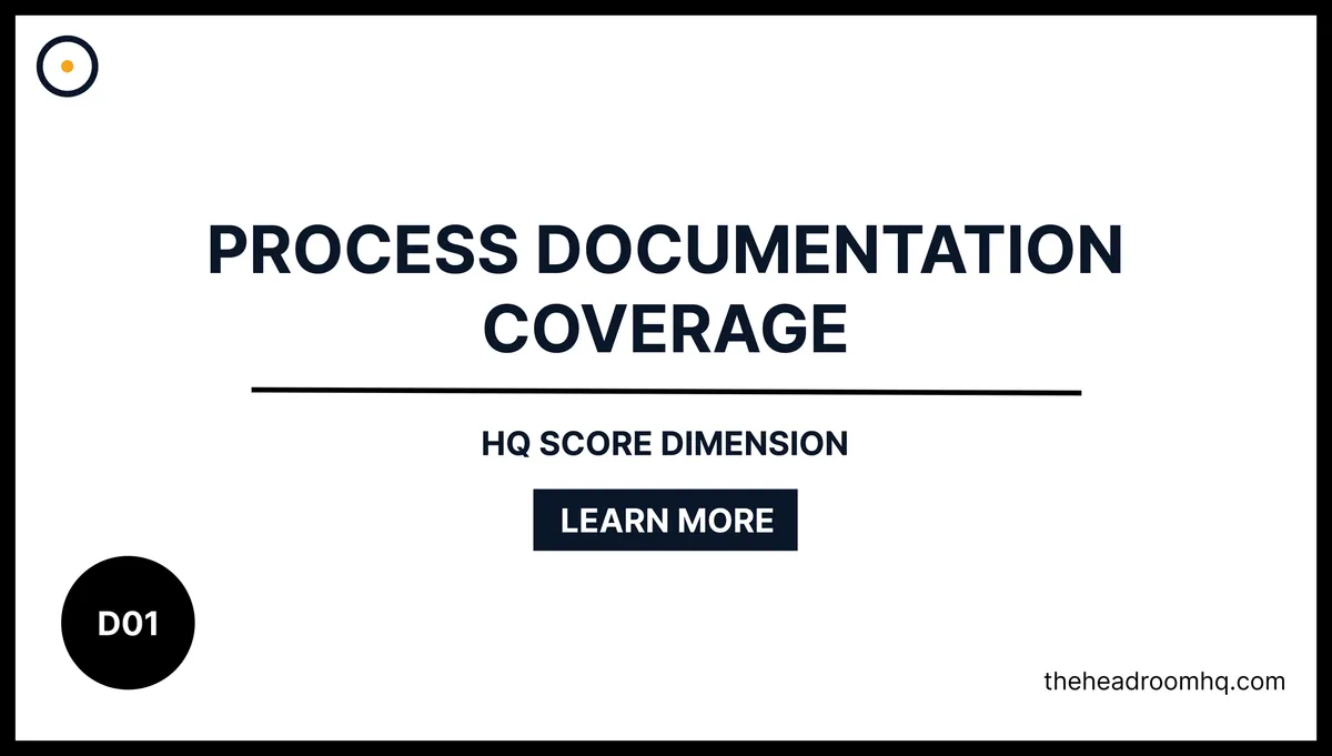 D01 - Process Documentation Coverage