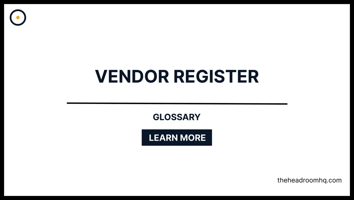 Vendor Register