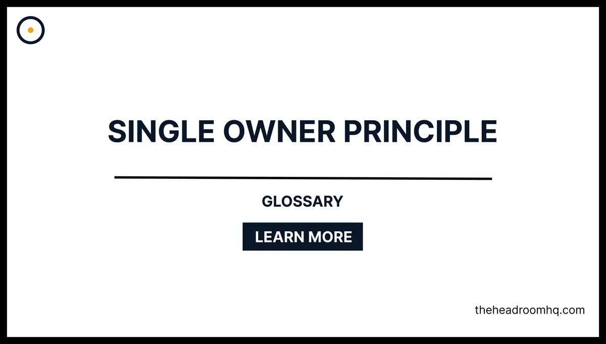 Single Owner Principle