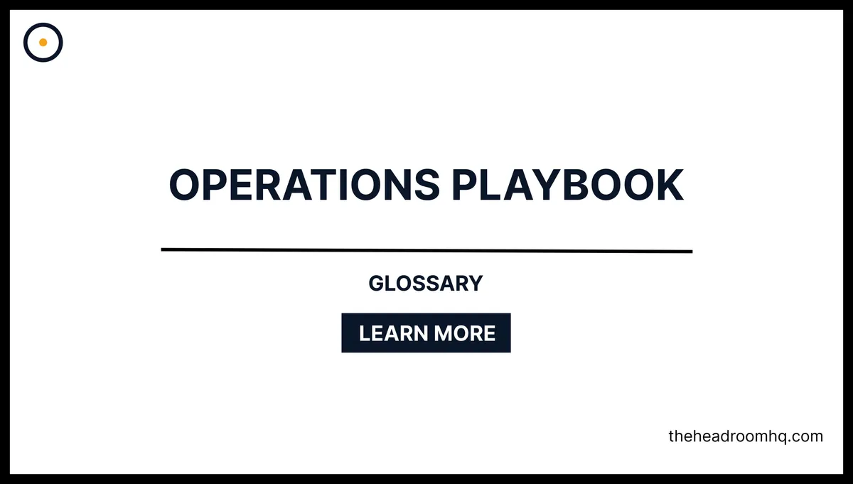 Operations Playbook