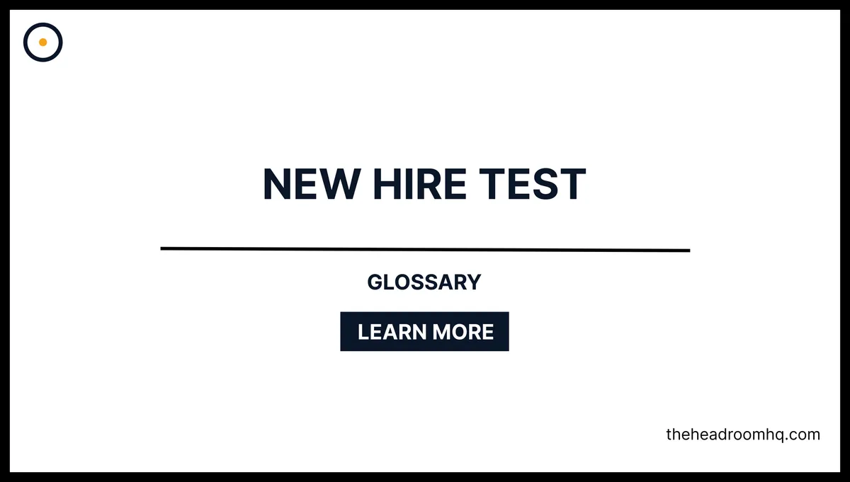 New-Hire Test