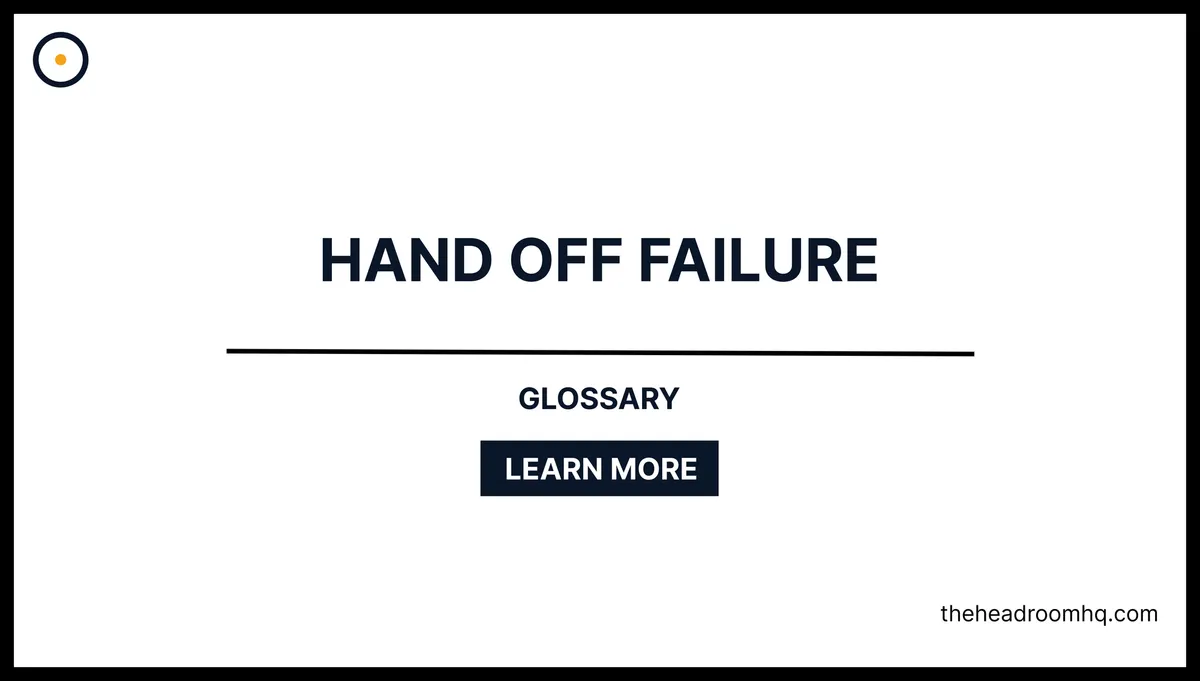 Hand-off Failure