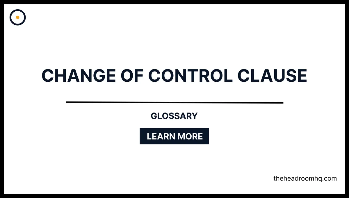 Change-of-Control Clause